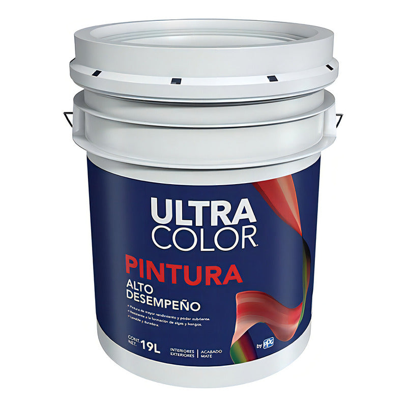 Ultracolor Pintura Vinilica Alto Desempeño Blanco 19 Lt