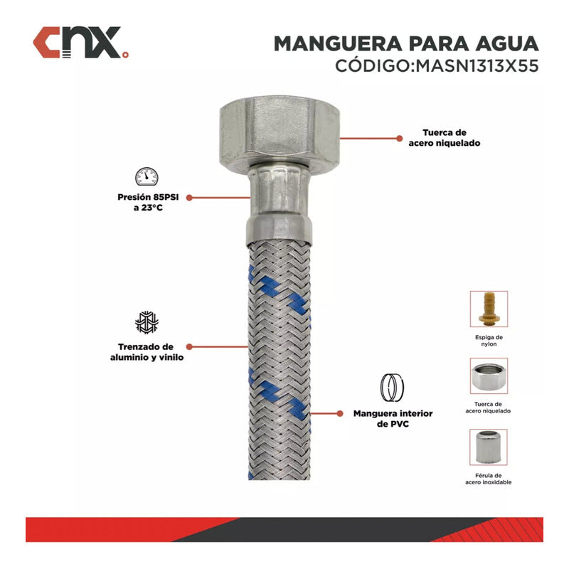 Fregadero Tarja Tina Doble Acero Inox 84x48 Con Kit Mez Flex