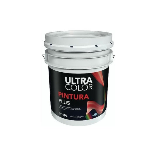 Cubeta De Pintura Vinilica Lavable 19lt Color Blanco