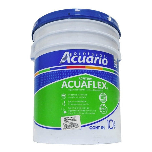 Impermeabilizante Acuario Acuaflex 10 Años 19 Lts Terracota