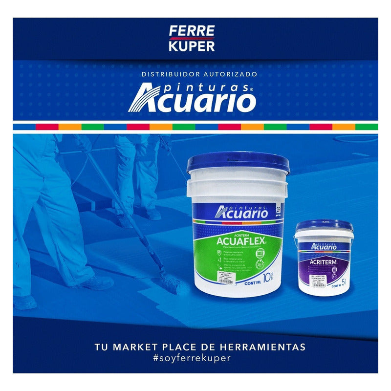 Impermeabilizante Acuario Acriterm 5 Años 4 Lts Blanco