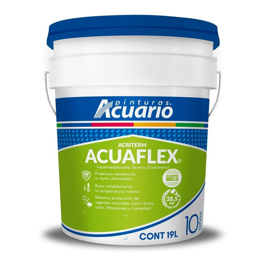 Impermeabilizante Térmico Elastomérico Acuaflex 10 Años 19lt